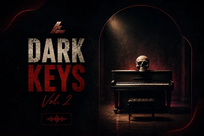 Dark Keys Vol 2 sound pack by Laruny — 10 WAV melodies and 10 editable MIDI files