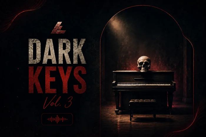 Dark Keys Vol 3 sound pack by Laruny — 10 WAV melodies and 10 editable MIDI files