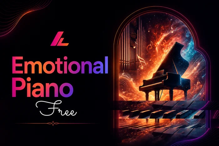 Emotional Piano Free sound pack by Laruny — 1 WAV melodies and 1 editable MIDI files