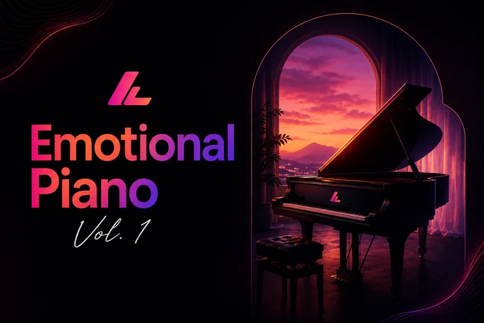 Emotional Piano Vol 1 sound pack by Laruny — 51 WAV melodies and 51 editable MIDI files