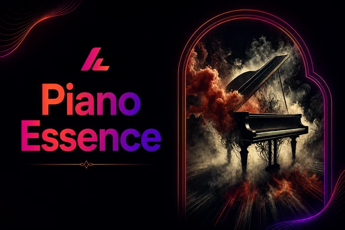 Piano Essence sound pack by Laruny — 5 WAV melodies and 5 editable MIDI files