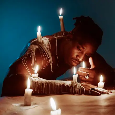 Burna Boy x Omah Lay Type Beat – Glow — cover art, 100 BPM Afrobeat instrumental by Laruny